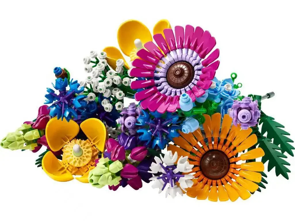 💐 Le bouquet qui ne fane jamais  🌸 Fleurs à construire 
Sans vase