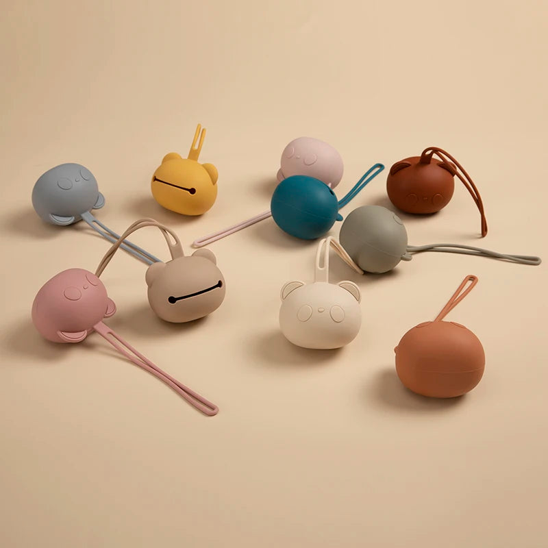 Étui Tétine Bébé Portable Anti-Microbes – Design Ultra Mignon 🧸
