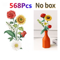 Le bouquet qui ne fane jamais 💐  Fleurs à construire 🌸
sans vase
sans box